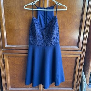 Navy Blue Formal Dress